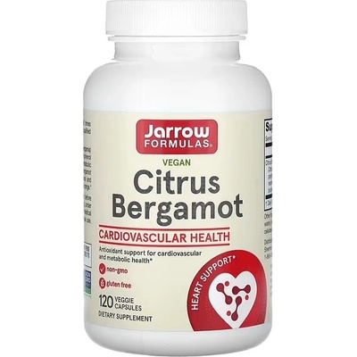 Jarrow Formulas Citrus Bergamot, екстракт от цитрус бергамот, 500 мг, 120 растителни капсули