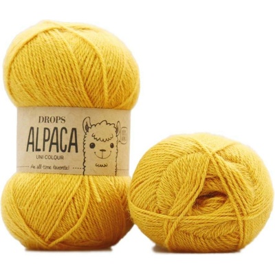 Drops Alpaca UNI 2923 zlatá žlutá