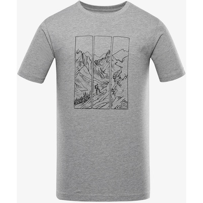 ALPINE PRO Мъжка функционална риза с охлаждащо сушене ALPINE PRO GREM ALPINE PRO | Siv | МЪЖЕ | 6XL