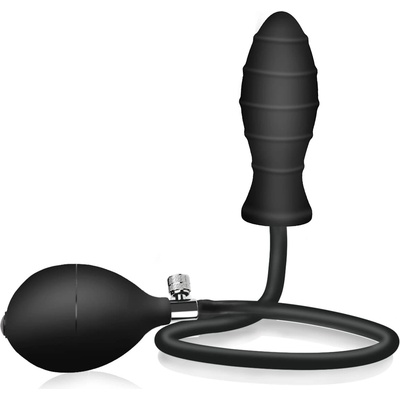SuperLove Fill Me Up Inflatable Anal Plug Black