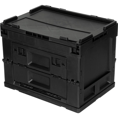 MFH Skládací plastový box 20 l černý