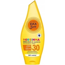 Dax Sun, rodinná opaľovacia emulzia pre dospelých a deti SPF30 250 ml