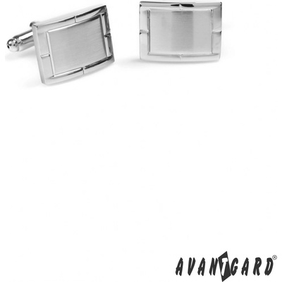 Avantgard manžetové knoflíčky Premium stříbrná mat lesk 573-20369