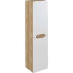 SAPHO Wave - Шкаф висок 35x140x30 см, 2x врати, P/L, бял/Алабама дъб WA245-3022 (WA245-3022)