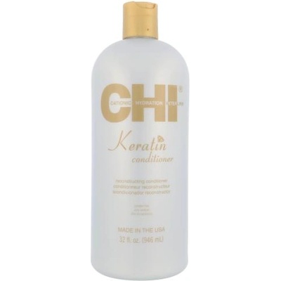 Farouk Systems CHI Keratin 946 ml регенериращ балсам за увредена коса за жени