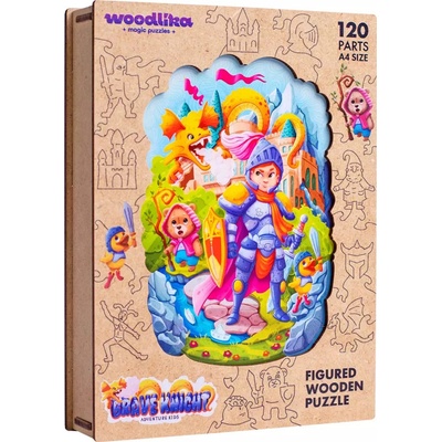 WOODLIKA Drevené Statočný rytier 120 dielikov
