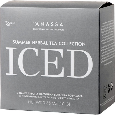 Anassa Organic Tea BIO kolekce ICED bylinkových čajů v sáčcích 10 g