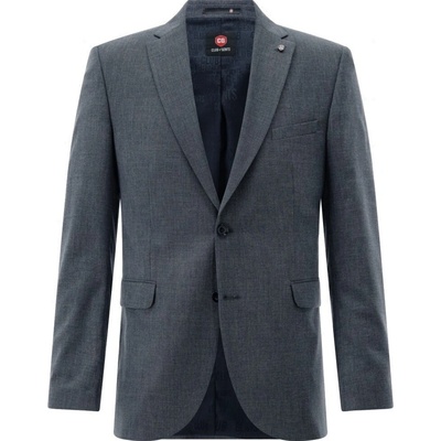 Pánske strečové sako CLUB OF GENTS slim fit sivomodré