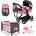Bayer Doll stroller XEO, crib, sleeping bag black with accessories 17060AB