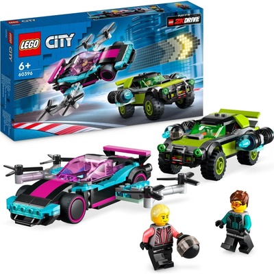LEGO® City 60396 Vylepšené pretekárske autá