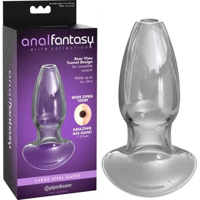 Стъклен разширител с отворен край, 10, 9см. - Large Anal Gaper (D-236564)