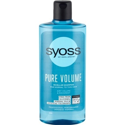 Syoss Pure Volume micelárny šampón 440 ml