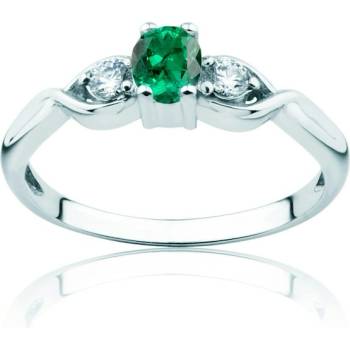 Image 1 of SAVICKI Пръстен Secret Garden: бяло злато, смарагд