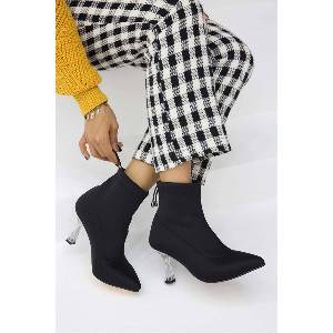 Moda Trend Дамски елегантни боти - Черни #321198 (321198_Черно)