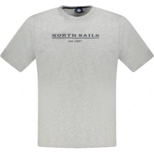 North sails Мъжка тениска с къс ръкав north sails, Размер l, Цвят Сив (996022000_gr0926)