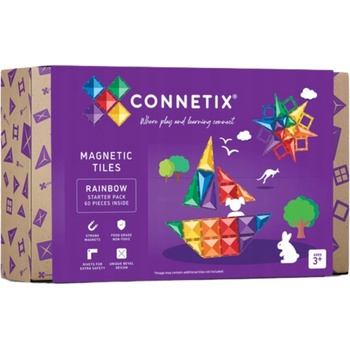 Connetix Rainbow Starter Pack 60 ks