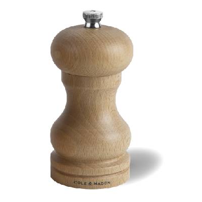 Мелничка за сол Cole & Mason - „Beech Capstan, 12 cm, бук (Cole & Mason HA 0425P)