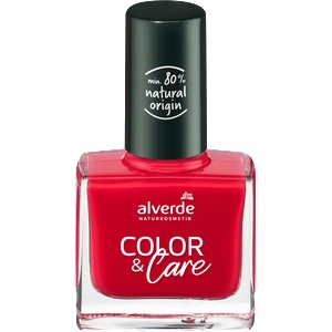 alverde NATURKOSMETIK Лак за нокти Color & Care, 40 Classic Red, 10 ml (1344173)