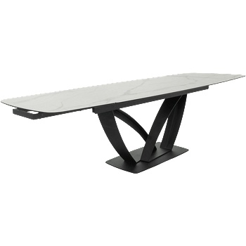 Carmen Разтегателна трапезна маса torun 2 - бяла (3531045)