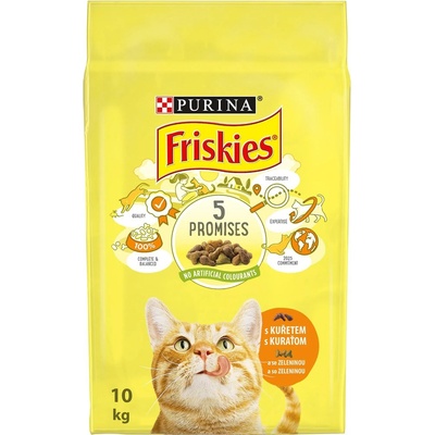 Friskies Adult Cat s kuřecím a zeleninou 10 kg – Zboží Dáma