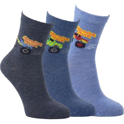 Olet ponožky Monster Truck Vio tmavošedá
