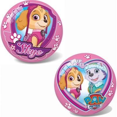 Míč 23 cm Paw Patrol hrdina růžový