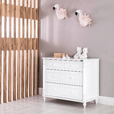 Carmen Детски скрин nil - бял (3575157)