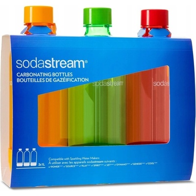 Sodastream Jet TriPack Orange Red Green 1l – Zboží Mobilmania