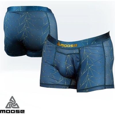 Mimosa Boxer pánské funkční boxerky Moose tyrkysová