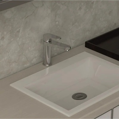 Inter Ceramic Стоящ смесител за умивалник ICF 195053C, месинг, хром, 16.2x15.2см (195053C)