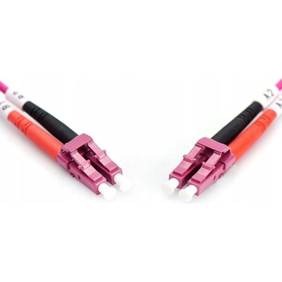 Digitus DK-2533-10-4 Fiber Optic Patch Cord, LC to LC, Multimode OM4 - 50/125 µ, Duplex, 10m