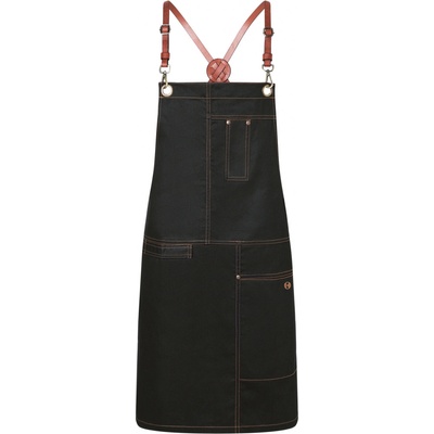 Karlowsky Gastro zástera KY116 Black 68 x 80 cm