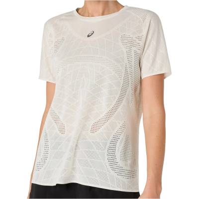 Asics Дамска тениска Asics Women's Metarun S/S Top Running shirt - Cream - размер XL (916-5451-0315)