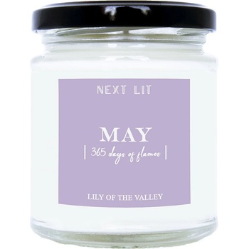 Image 1 of With Scent of Books Ароматна свещ Next Lit 365 Days of Flames - May (NL030)