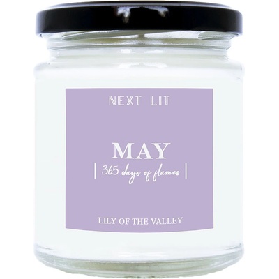 With Scent of Books Ароматна свещ Next Lit 365 Days of Flames - May (NL030)