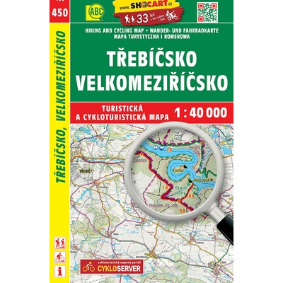 SHOCart 50 Třebíčsko Velkomeziříčsko 1:50 000 turistická mapa
