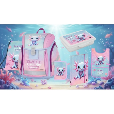 Oxybag 6ks PREMIUM LIGHT Axolotl sada batoh penál a doplňky 0-25826/06
