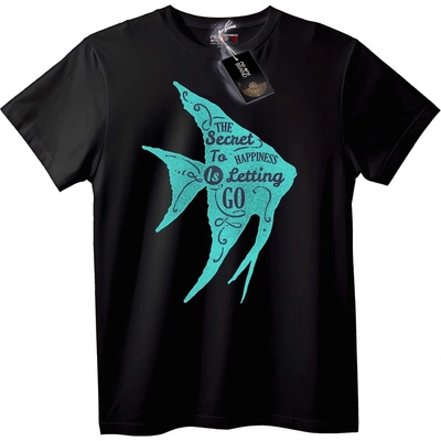 NOONEBRAND Тениска с птица на свобода - 2XL, Black
