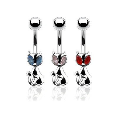 Marre piercing do pupíku kočka HWNSC2187