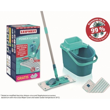 Leifheit Set PowerClean M + náhrada micro duo zdarma
