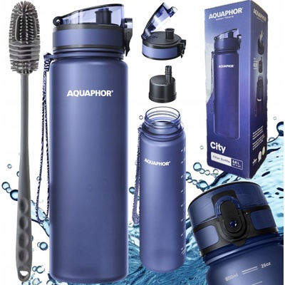 AQUAPHOR City 0,8 l tmavomodrá