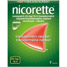 Nicorette invisipatch 25 mg/16h emp.tdm.7 náplastí