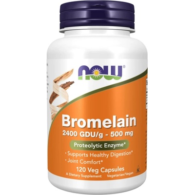 Now Foods Bromelain 500 mg 120 rostlinných kapslí