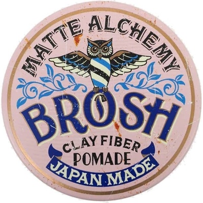 Matný styling na vlasy BROSH Mini Clay Fiber pomade 40 g