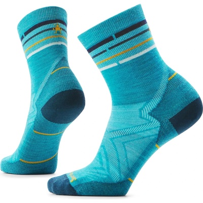 Smartwool Дамски чорапи за бягане Smartwool Women's Run Zero Cushion Mid Crew Running socks - Capri - размер 34-37 (EU) (201-4496-0511)