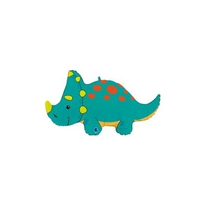 GRABO Triceratops 30" 76cm fóliová balónek
