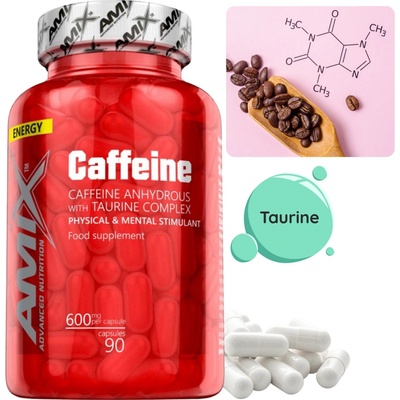 Amix Caffeine with Taurine 90 kapslí – Zboží Dáma