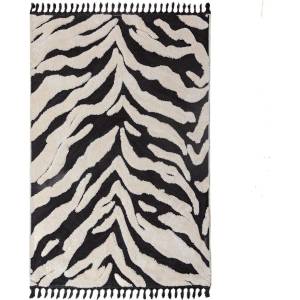 Flair Rugs Черно-бял килим 133x190 cm Esra Zebra - Flair Rugs (503119381652)