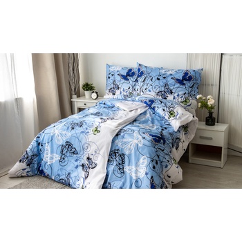 Xpose bavlna obliečky Karolína modré 2x140x200 2x70x90