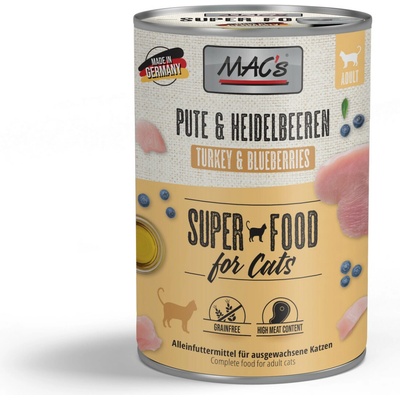 MAC's Cat morka a čučoriedkami 800 g
